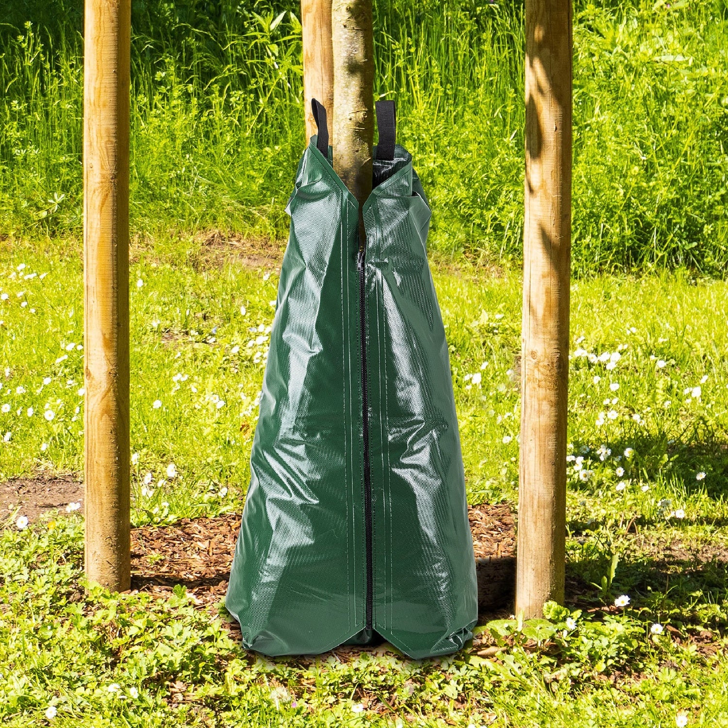Haushalt International 94251 Baumbewässerungsbeutel Baumbeutel 75L Reißverschluss