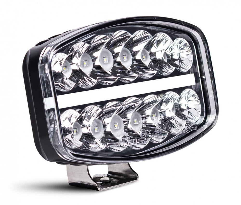 KAMAR L3419 LED Scheinwerfer Slim mit mittigem Positionslicht 10+14x LED 12/24 Volt
