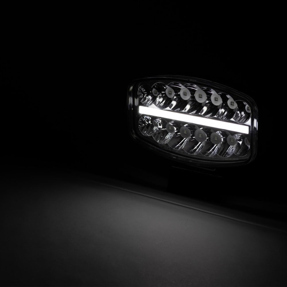 KAMAR L3419 LED Scheinwerfer Slim mit mittigem Positionslicht 10+14x LED 12/24 Volt