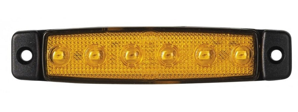 KAMAR L2256 LED Seitenmarkierungsleuchte gelb 6x LED 24 Volt
