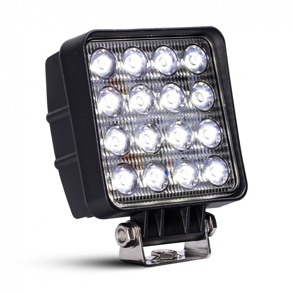 KAMAR L0081 LED Arbeitsscheinwerfer 16x LED quadratisch 12/24 Volt