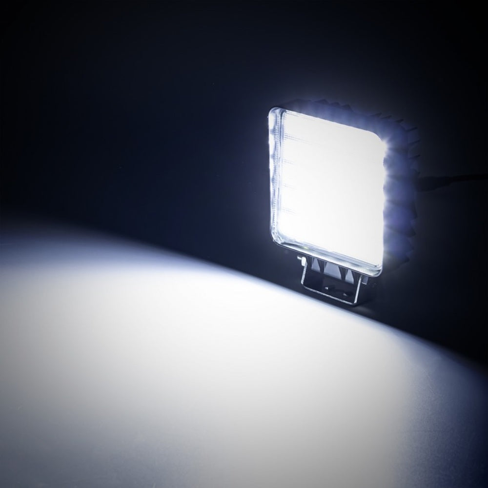 KAMAR L0156 LED Arbeitsscheinwerfer 30x LED quadratisch mit Schalter 12/24 Volt