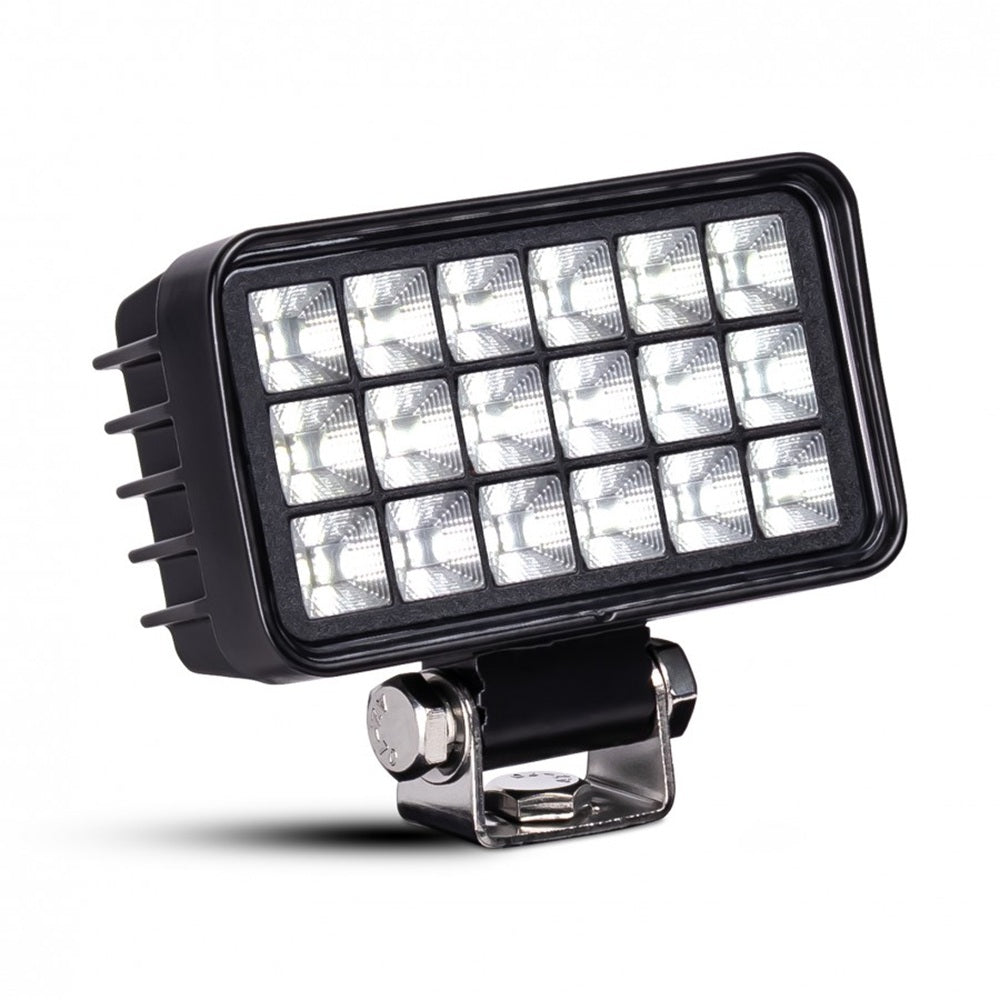 KAMAR L0169 LED Arbeitsscheinwerfer 18x LED mit Schalter Flood 12/24 Volt