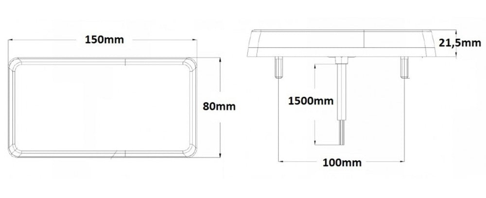 KAMAR L2295 LED Rückleuchte 16x LED 12/24 Volt