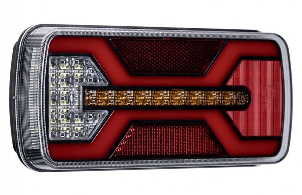KAMAR L2427 LED Rückleuchte X-SPIDER 1 COF NPL 69x LED mit Kennzeichenlicht 10-30 Volt