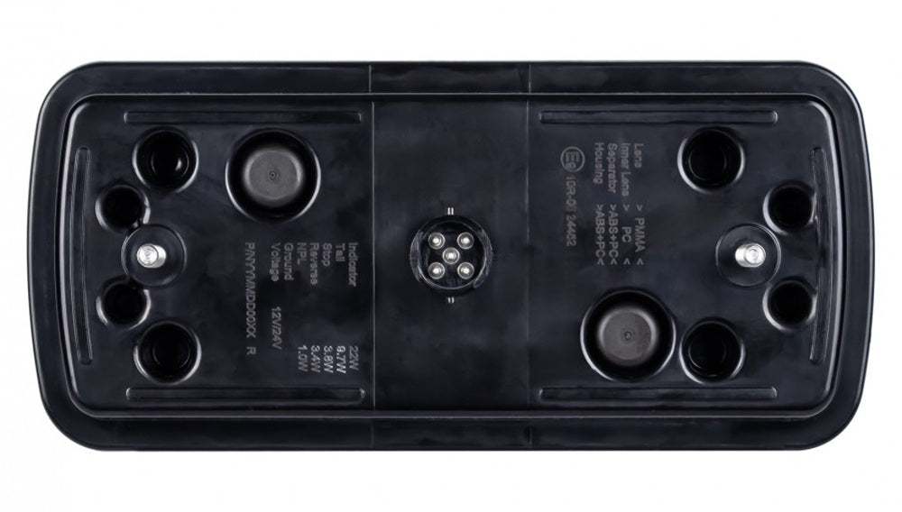 KAMAR L2431 LED Rückleuchte X-SPIDER 1 REV NPL Bajonett 69x LED 10-30 Volt