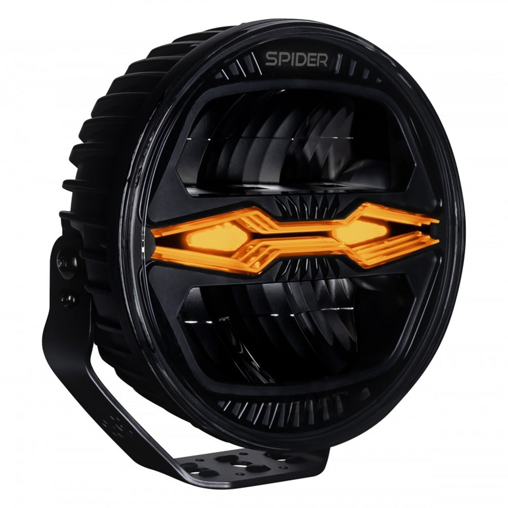 KAMAR L3442 LED Fernscheinwerfer X-SPIDER NINJA rund mit Positionslicht und orangem Warnlicht 78x LED12/24 Volt
