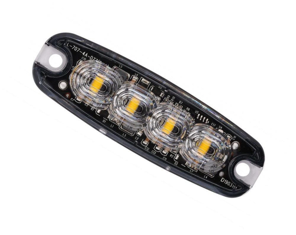 KAMAR LW0037-2 LED Stroboskoplicht 4x LED Slim 12/24 Volt Strobo Lampe