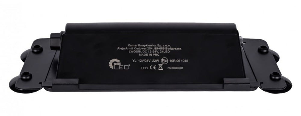 KAMAR LW0058 LED Stroboskoplicht mit Saugnäpfen 332x116x76mm grün 12/24 Volt