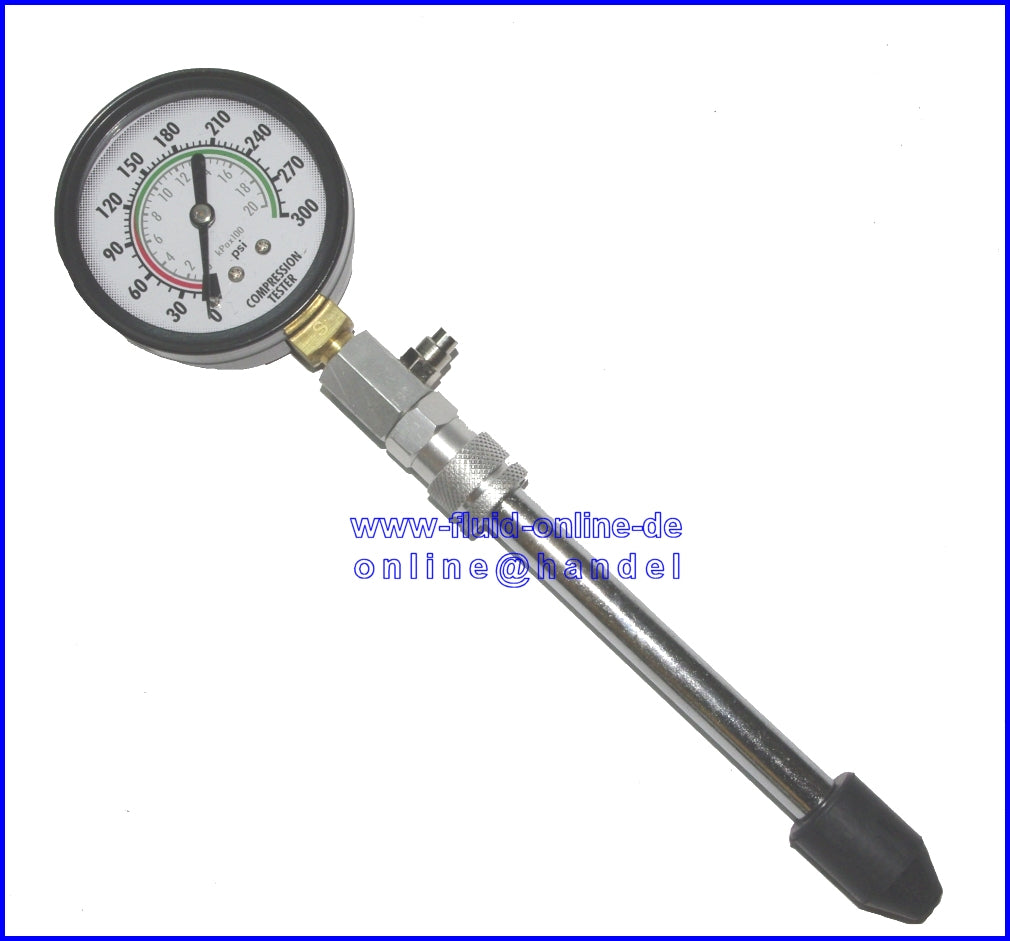 SATRA S-CTK Kompressionsprüfer bis 20 bar Anschluß 14 + 18 mm + Verlängerung