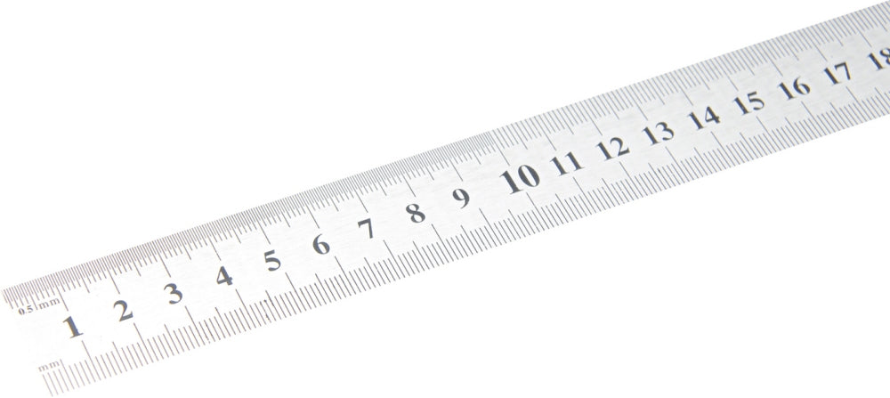 BGS DIY 50889 Maßstab biegsam rostfrei Edelstahl 0,5m