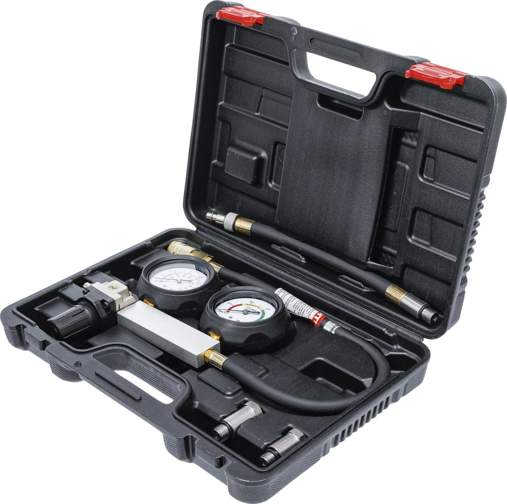 BGS DIY 62646 Satz Druckverlust Tester für Benzinmotoren mit Zündkerzengewinde M12 x 1,25 und M14 x 1,25