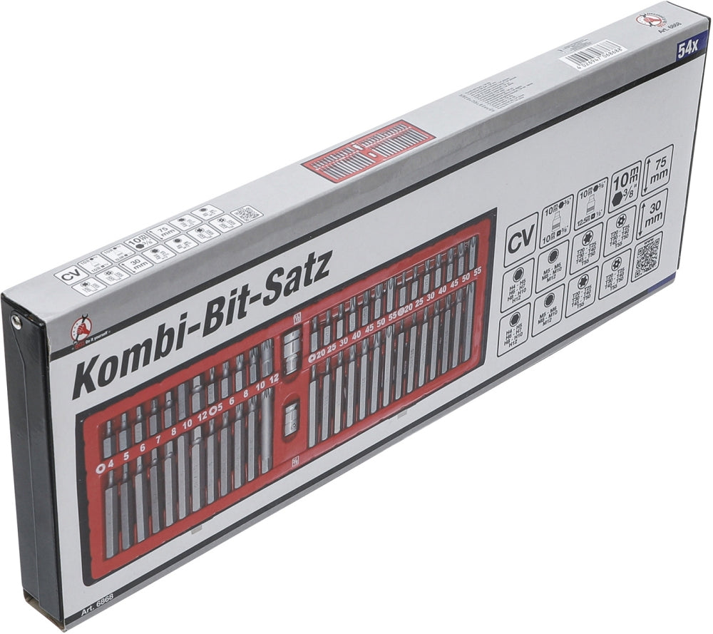 BGS DIY 6868 Kombi Bit Satz 54-teilig