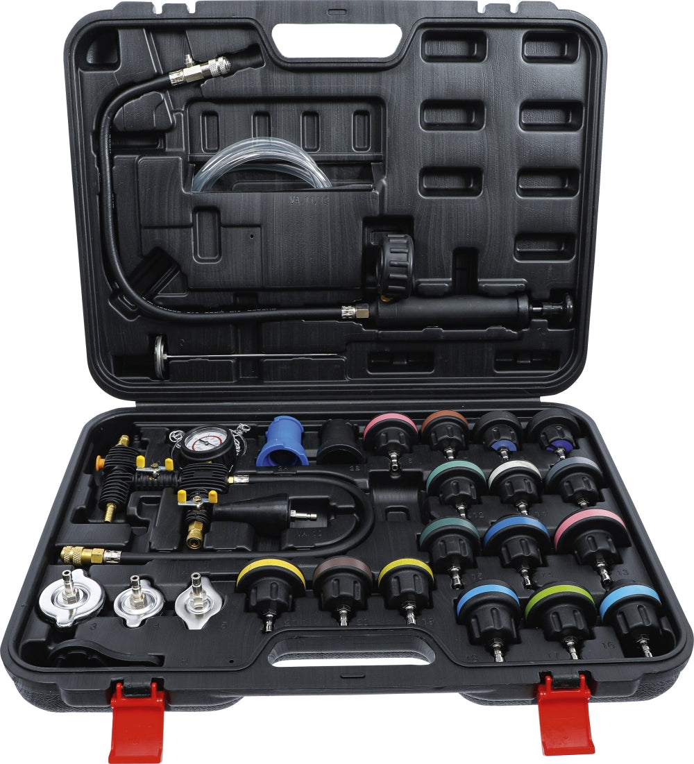 BGS DIY 98098 Kühlsystem Abdruck und Prüfgerät inkl. Befüllsystem 27 teilig