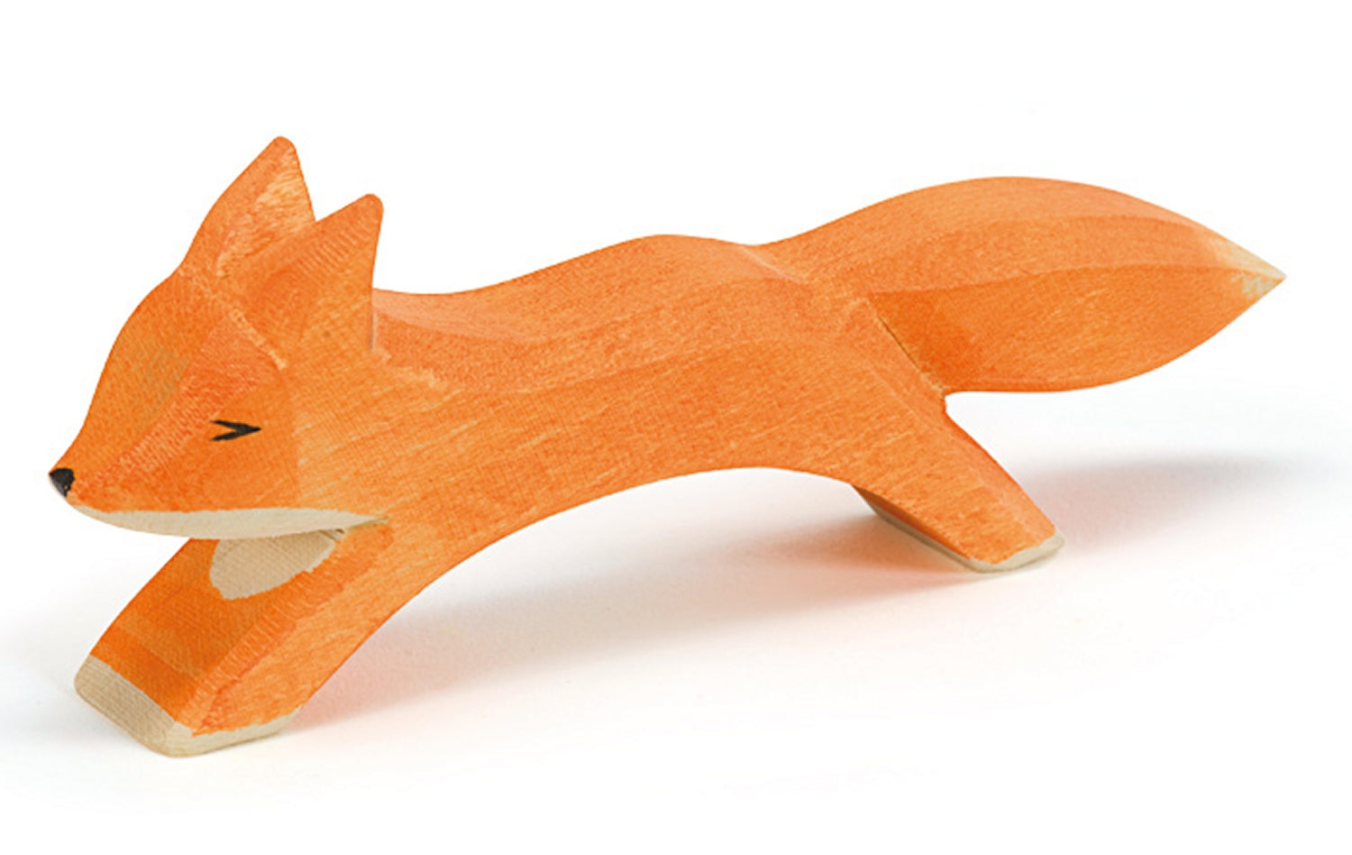 OSTHEIMER 15202 Fuchs groß laufend aus Holz Höhe 4,5cm Tiere in Wald & Flur