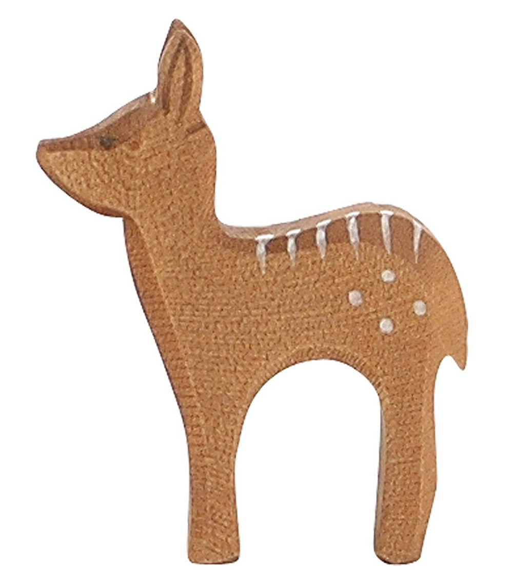 OSTHEIMER 15353 Hirschkalb stehend aus Holz Höhe 8cm Tiere in Wald & Flur