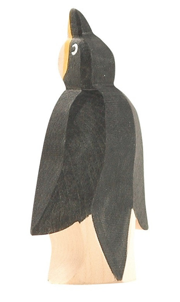 OSTHEIMER 22801 Pinguin von vorne aus Holz Höhe 9cm Tiere aus aller Welt Arktis