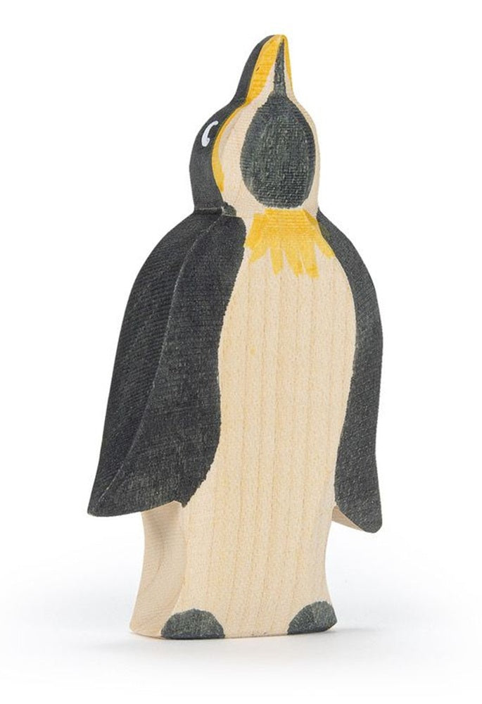 OSTHEIMER 22801 Pinguin von vorne aus Holz Höhe 9cm Tiere aus aller Welt Arktis