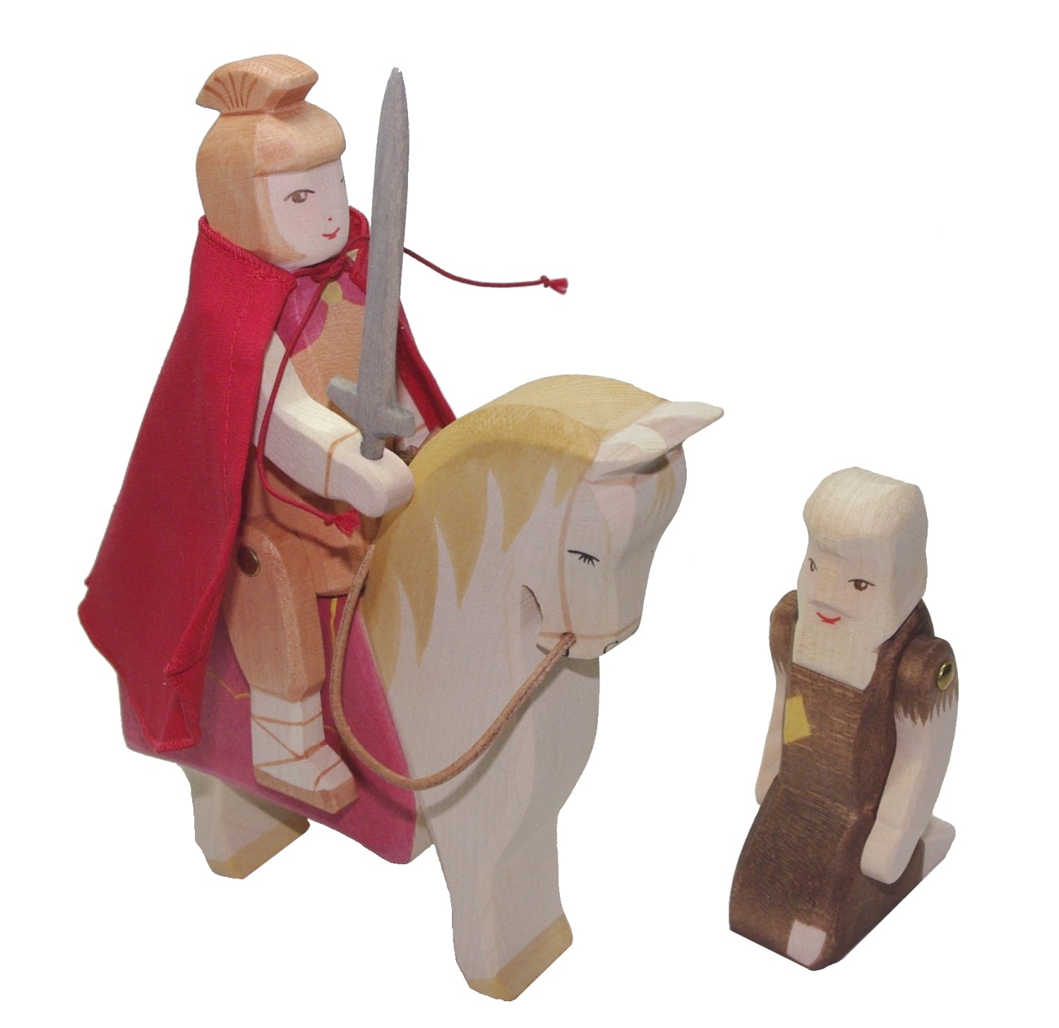 OSTHEIMER 37910 St. Martin mit Pferd und Bettler in Holzkiste 3 teilig Jahresfeste