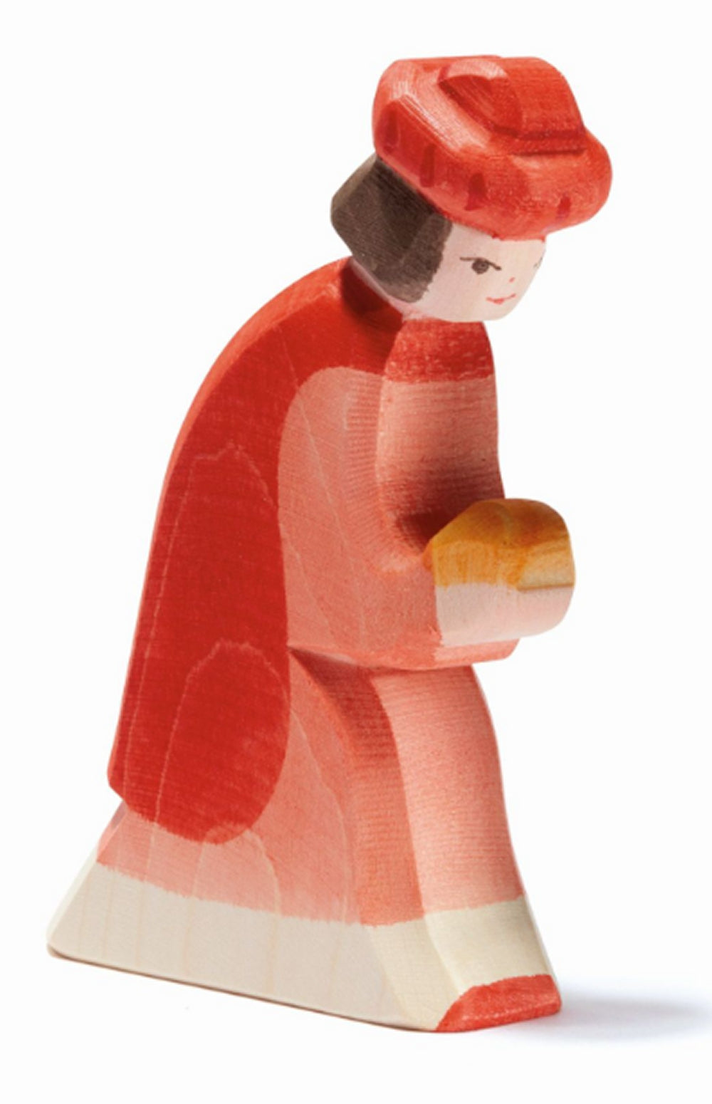 OSTHEIMER 41701 König rot orientalisch aus Holz Höhe 12,5cm Weihnachten Krippenfiguren