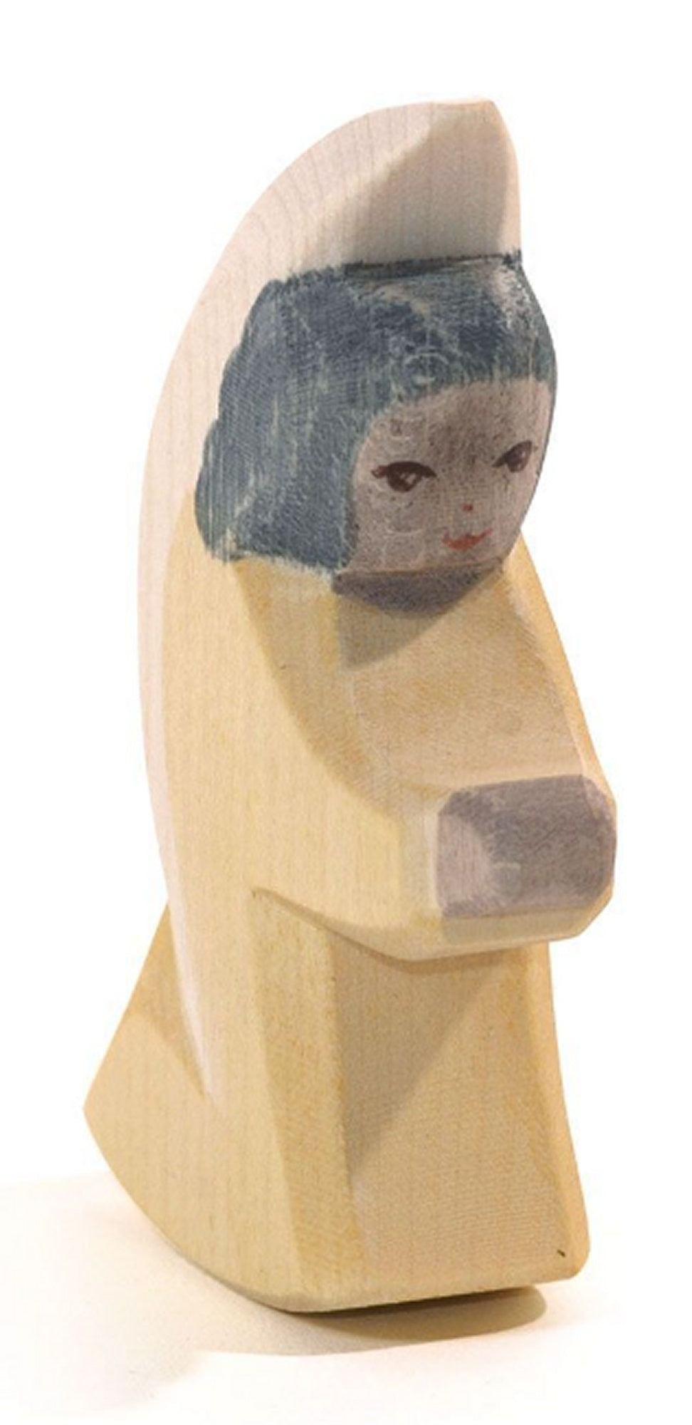 OSTHEIMER 42012 Engelchen gelb aus Holz Höhe 8cm Jahresfeste Engel Weihnachtsengel