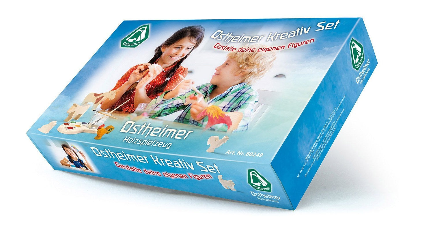 OSTHEIMER 80249 Kreativ Set komplett Rohlinge zum Bemalen