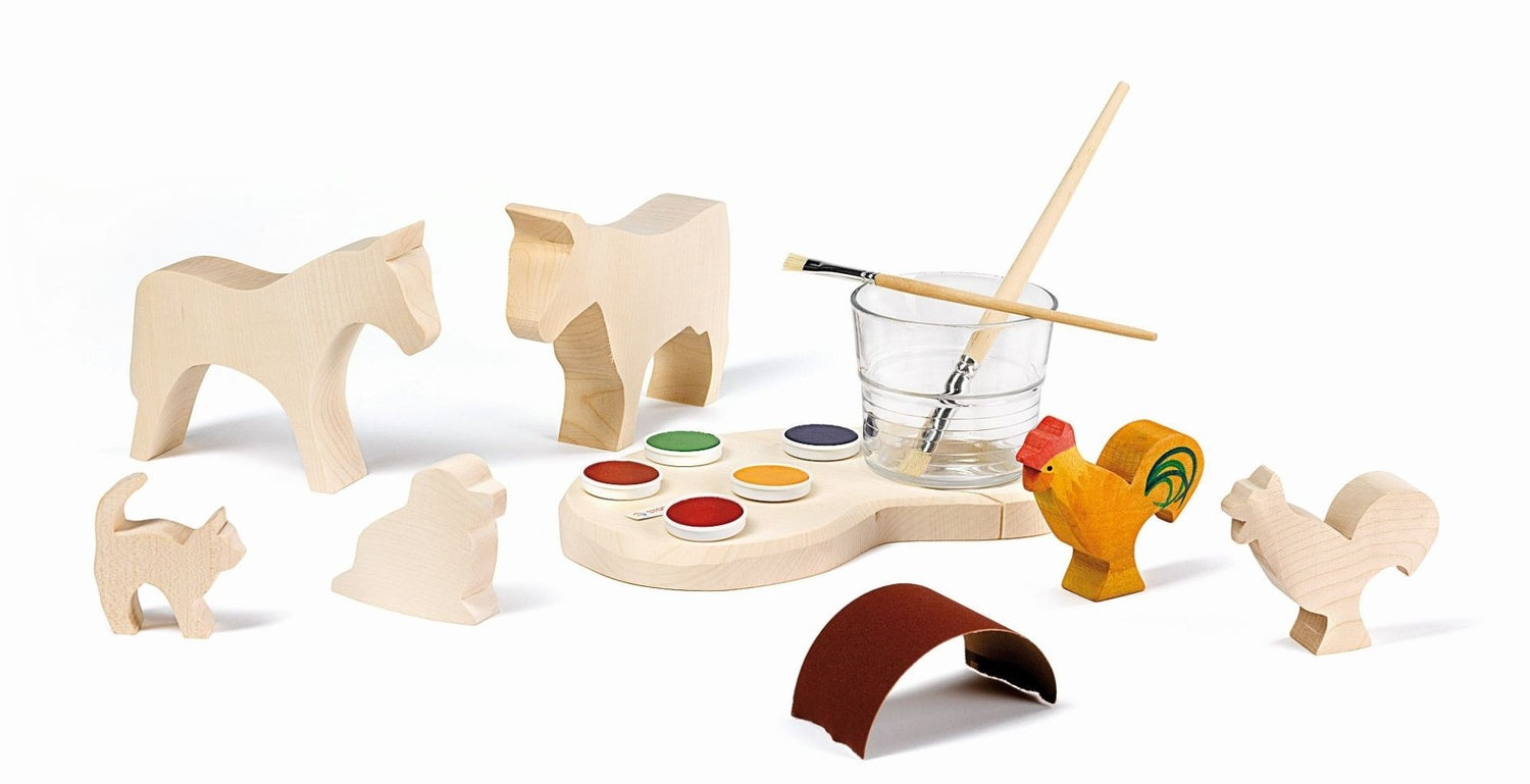 OSTHEIMER 80249 Kreativ Set komplett Rohlinge zum Bemalen