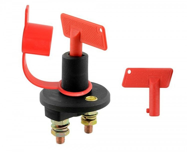 ProPlus 347027 Trennschalter für Batterie mit 2 Schlüsseln für 12 / 24 Volt