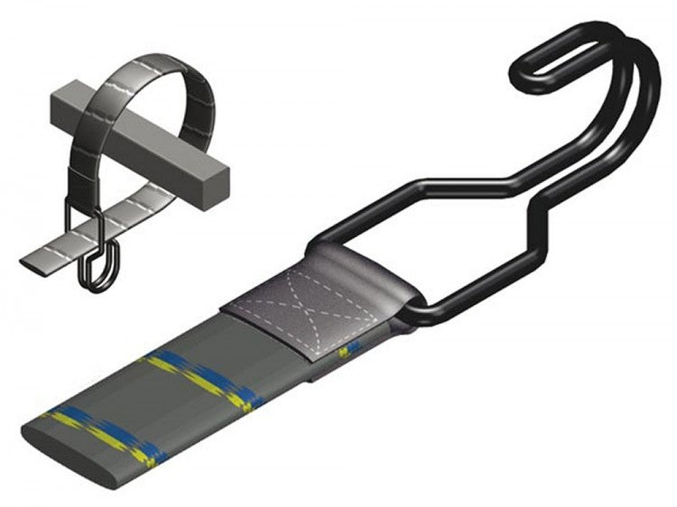 PEREL 612-90 Spanngurt / Spannband elastisch Länge 900mm x Breite 25mm