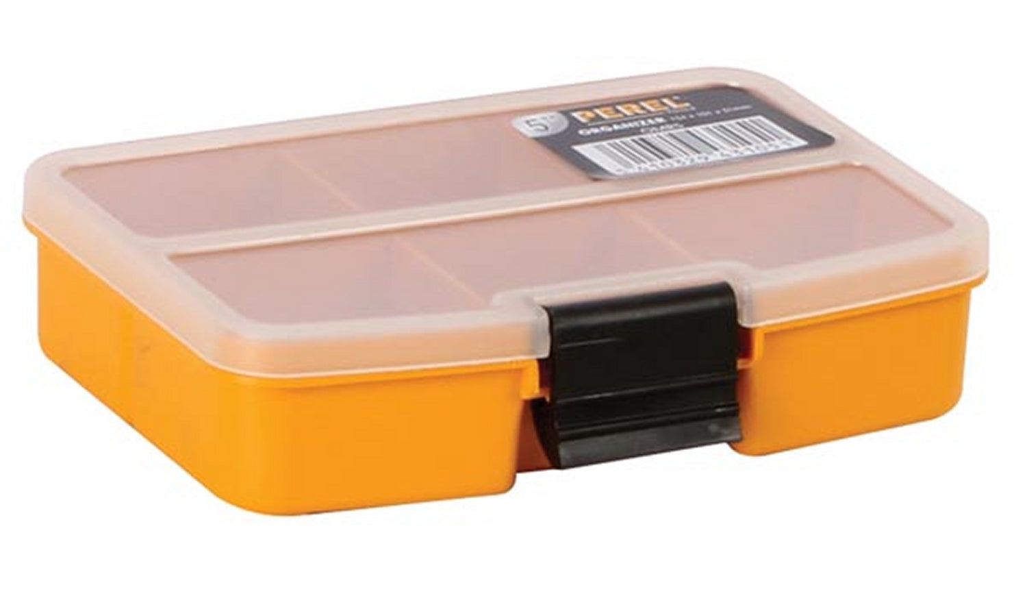 PEREL OMR5 Sortimentskasten leer mit 6 Fächern Größe 134 x 101 x 31mm
