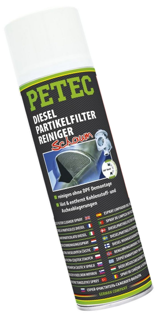 PETEC 72550 Dieselpartikelfilterreiniger Spray 400ml Diesel Partikelfilter Reiniger