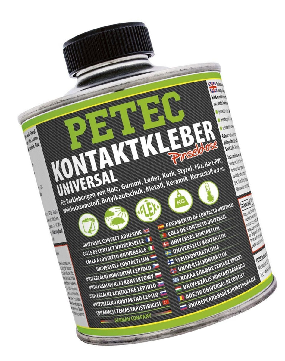 PETEC 93935 Kontaktkleber Universal Pinseldose 350ml Kontakt Kleber