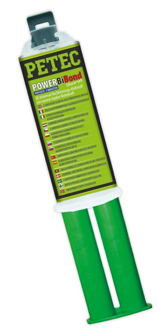 PETEC 98625 POWER BiBond 2 Komponeneten Kleber extrem stark 24ml SB Karte