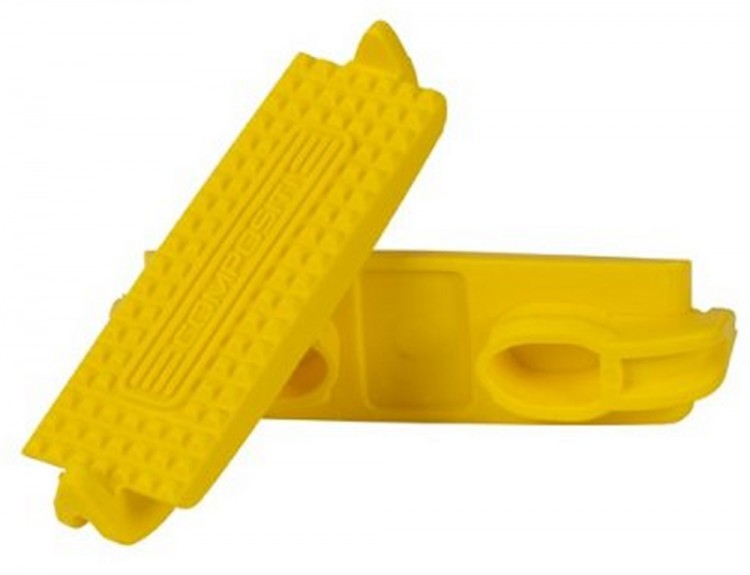 Pfiff Compositi Steigbügeleinlage Farbe gelb Warmblut (12,5cm) 101483-40-Full