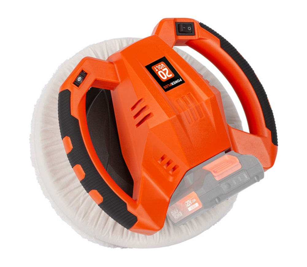 VARO POWDP4040 Powerplus Akku Poliermaschine 20V Ø240mm mit Zubehör ohne Batterie und Ladegerät