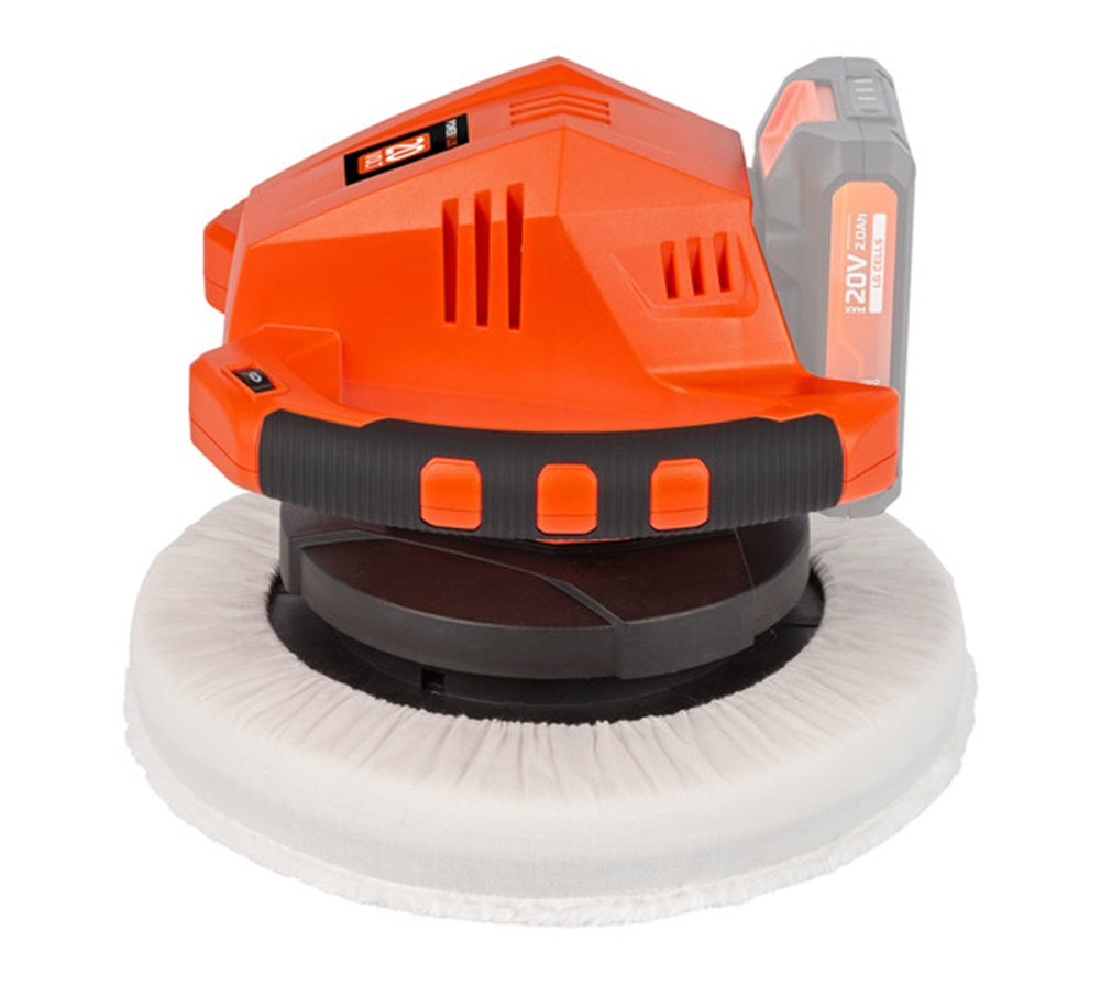 VARO POWDP4040 Powerplus Akku Poliermaschine 20V Ø240mm mit Zubehör ohne Batterie und Ladegerät