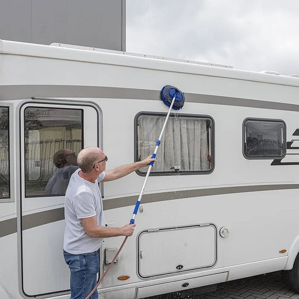 ProPlus 150650V01 Waschbürste Teleskopstil Chenille Microfaser 1,65m Blau