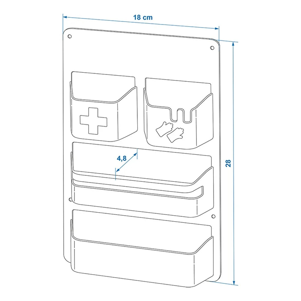ProPlus 230094 Organizer Serviceklappe Kassettentür Wohnmobil