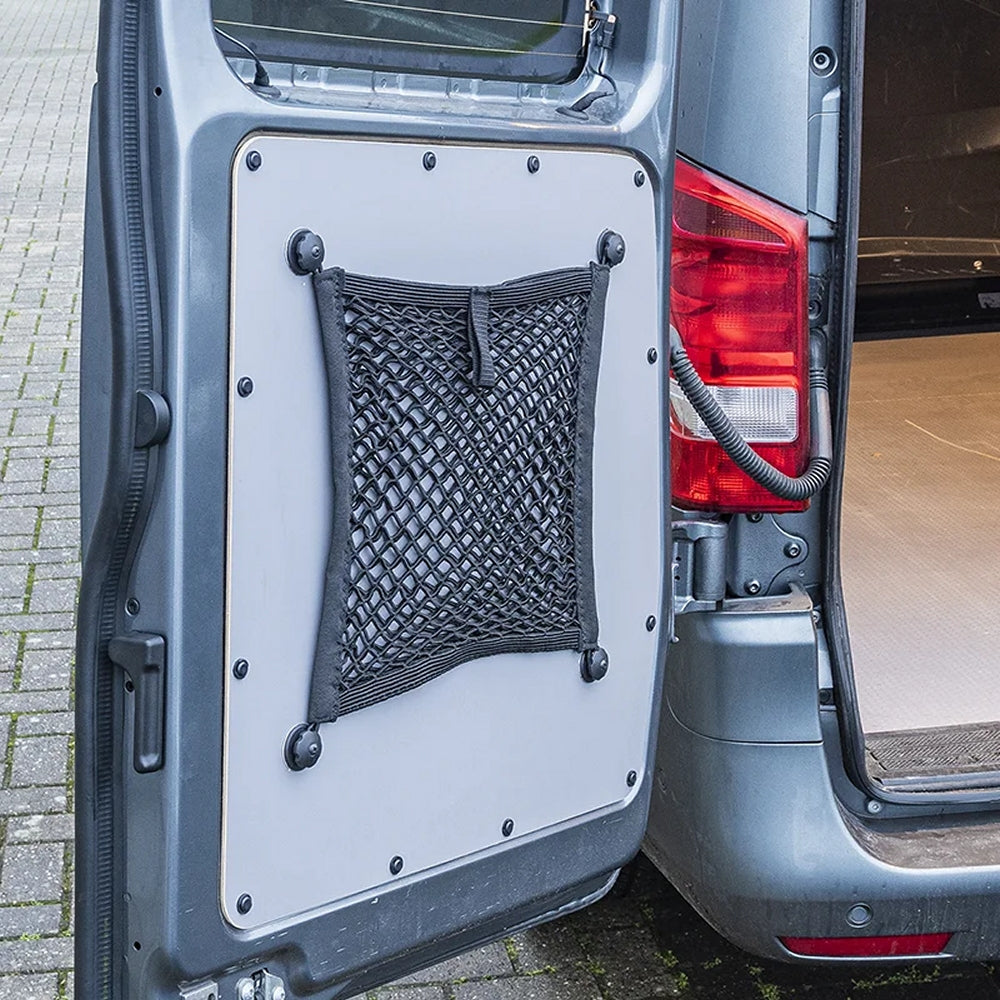 ProPlus 230128 Ablagenetz elastisch 40x34cm doppel selbstklebend und mit Schraubbefestigung