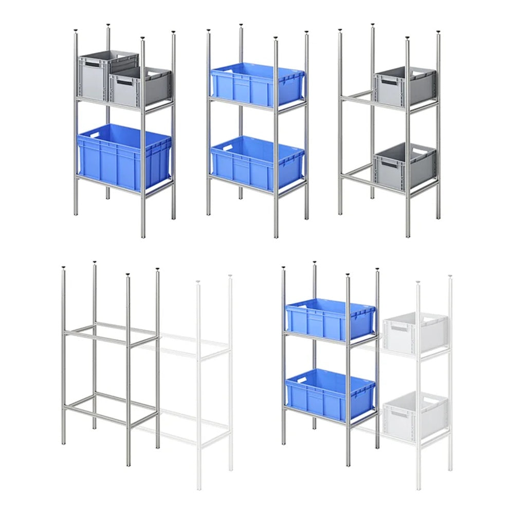 ProPlus 230400 Aufbewahrungssystem Aluminium für Wohnmobilgarage Basispaket