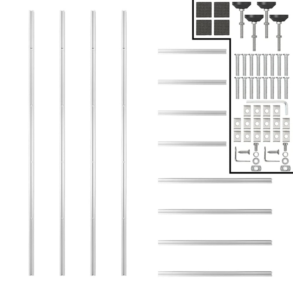 ProPlus 230400 Aufbewahrungssystem Aluminium für Wohnmobilgarage Basispaket