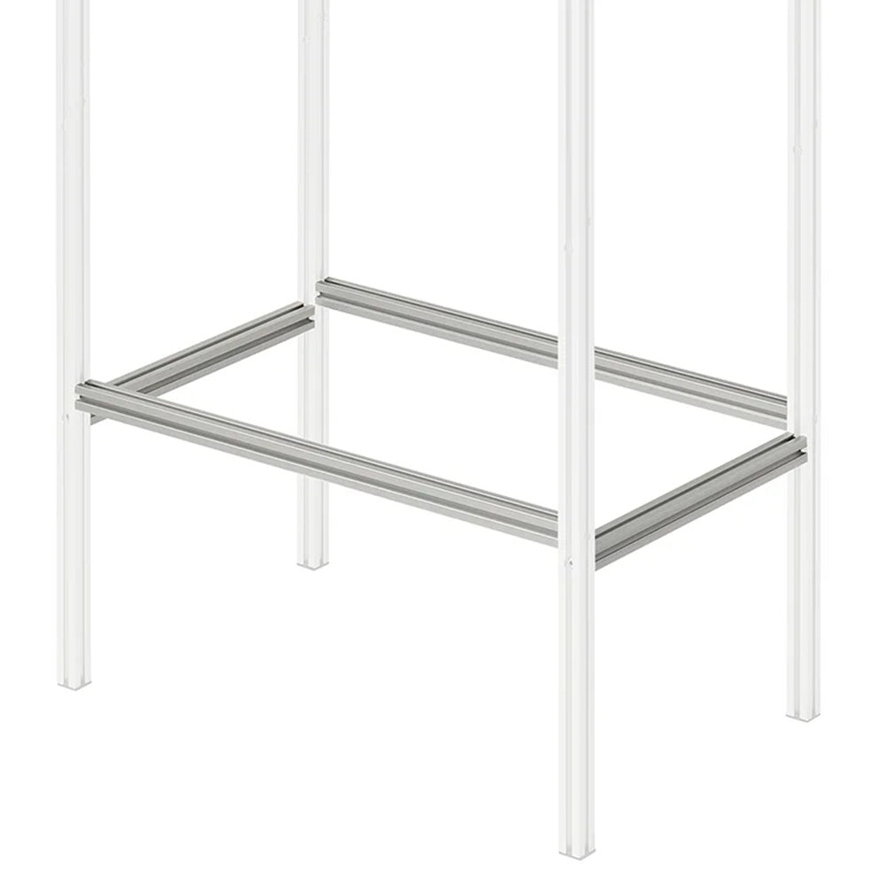ProPlus 230400AC02 Aufbewahrungssystem Aluminium für Wohnmobilgarage Erweiterungspaket mit Trägern