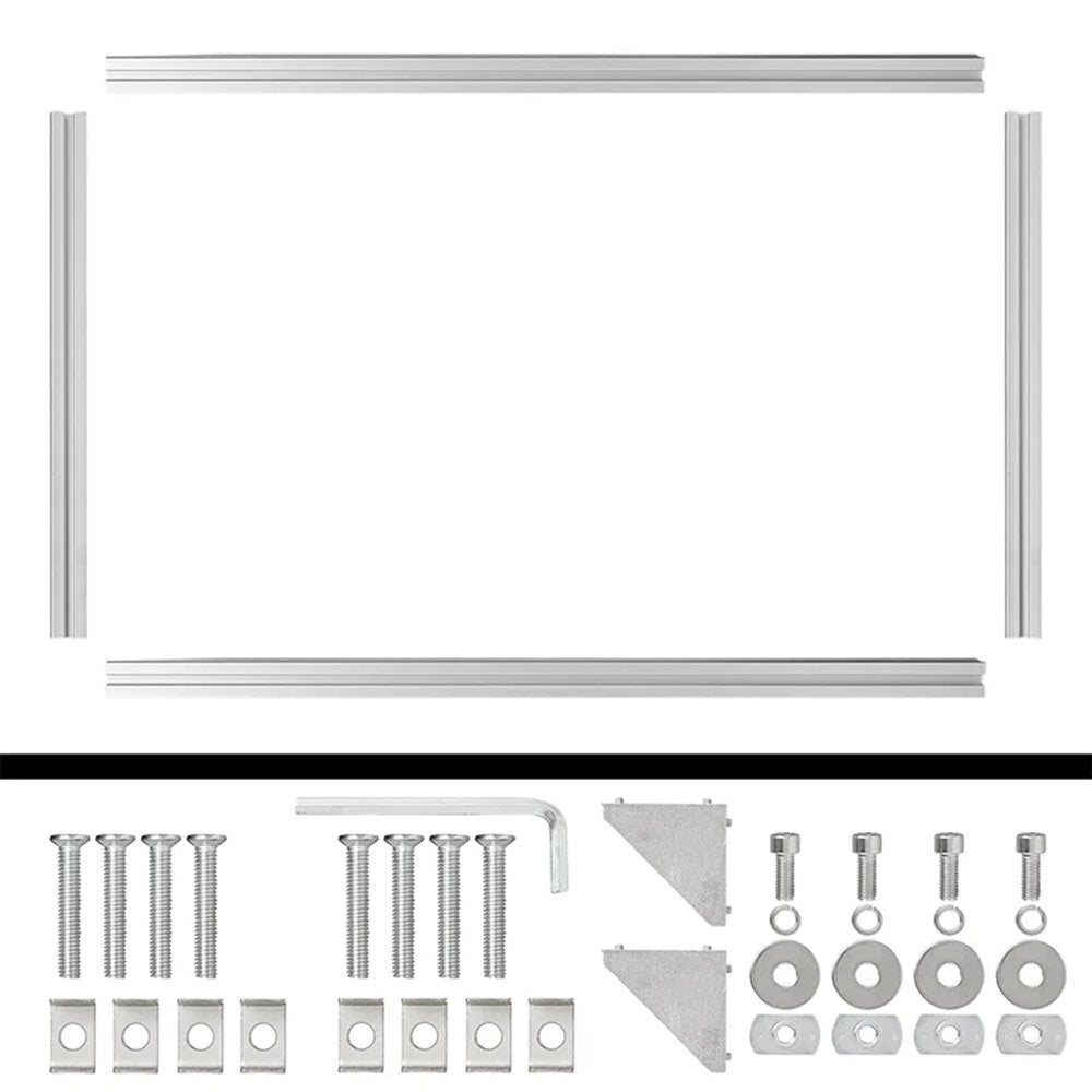 ProPlus 230400AC02 Aufbewahrungssystem Aluminium für Wohnmobilgarage Erweiterungspaket mit Trägern