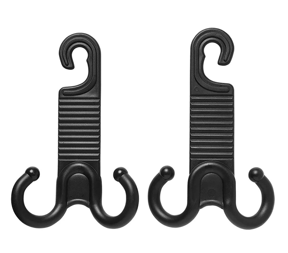 ProPlus 240179 2 Stück Kopfstütze Aufhänger mit Doppelhaken Taschenhaken