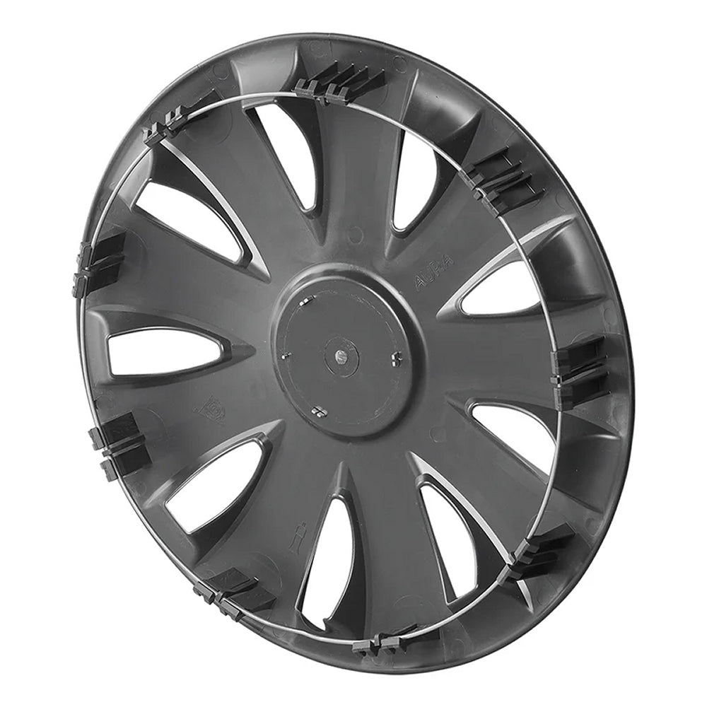 ProPlus 310850S Satz Radblenden Radkappen Aura Schwarz 15 Zoll 4 Stück