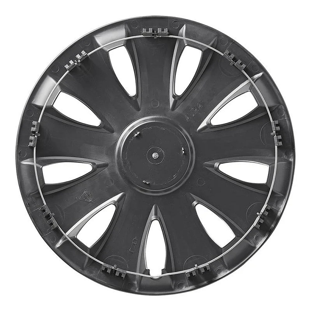 ProPlus 310852S Satz Radblenden Radkappen Aura Schwarz 16 Zoll 4 Stück