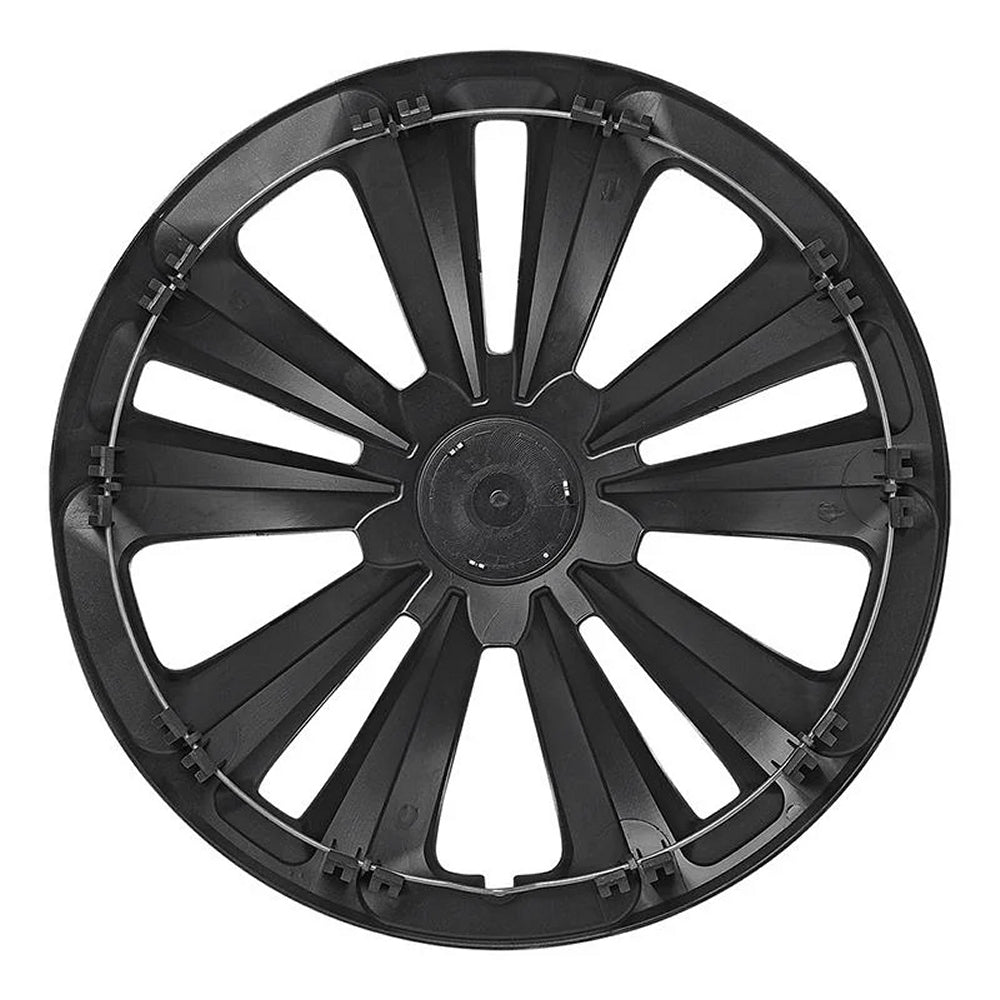 ProPlus 310864S Satz Radblenden Radkappen Terra  Silber/Schwarz 14 Zoll 4 Stück