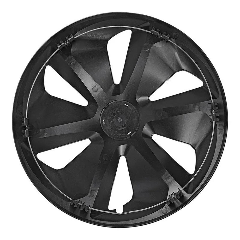 ProPlus 310874S Satz Radblenden Radkappen Roco Silber/Schwarz 15 Zoll 4 Stück