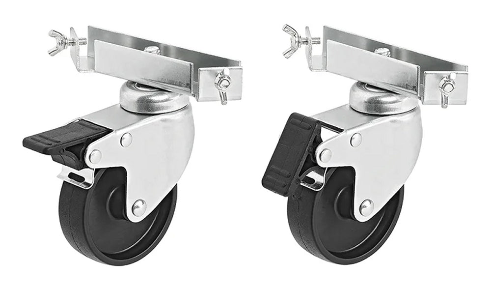 ProPlus 340035 4 Stück Rollen für Aluminiumbox Lenkrollen