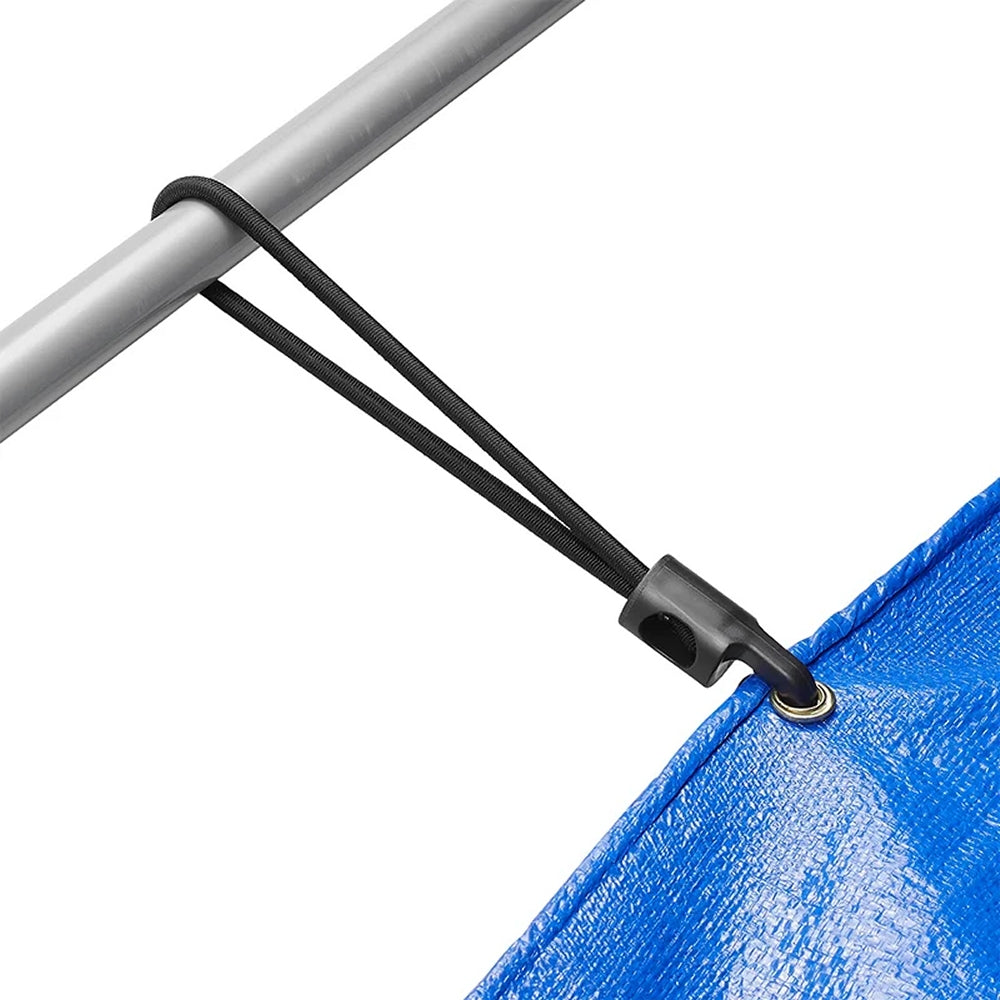 ProPlus 340703 10 Stück Kunststoffhaken mit elastischer Schlaufe